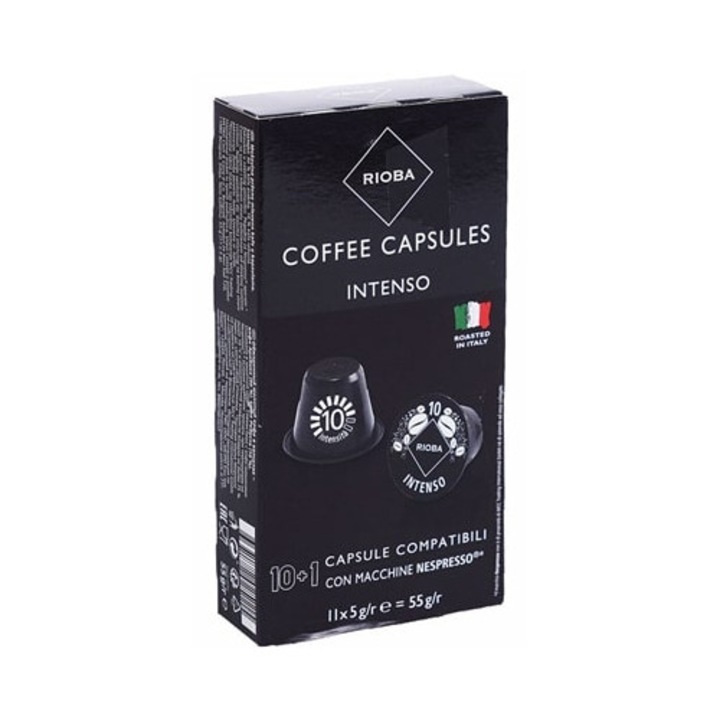 Capsule compatibile Nespresso, Intenso, Rioba, 55 g
