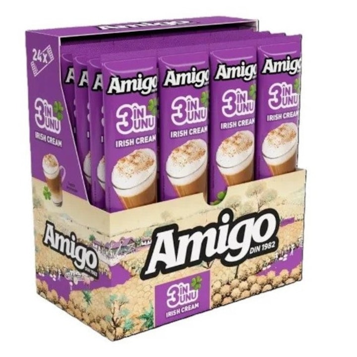 Irish Cream 3 in 1, Amigo, 24 x 13 g