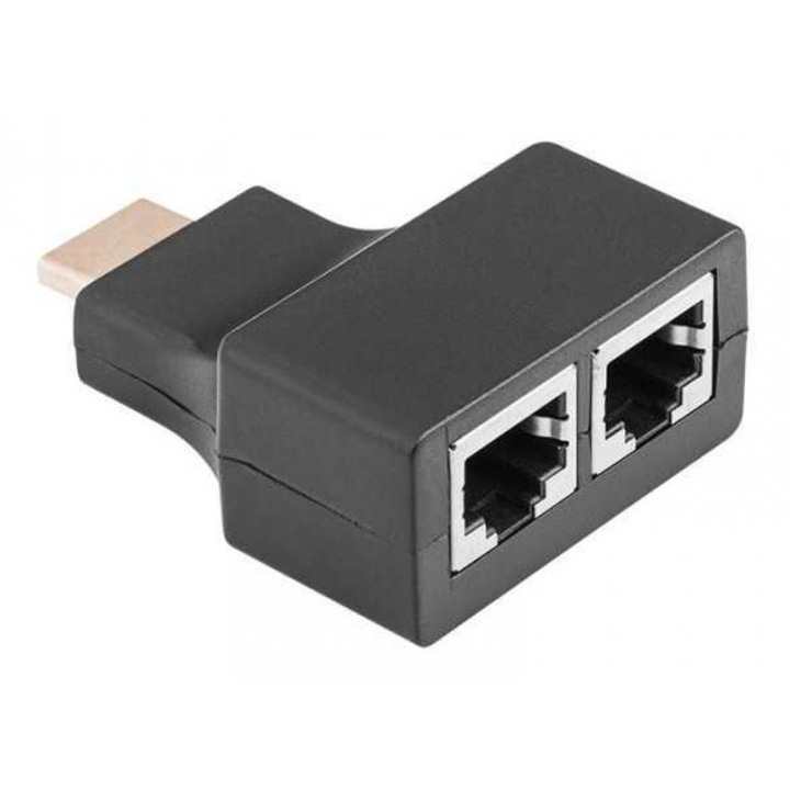 Adaptor Extender HDMI - 2x RJ45 mama