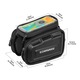 Geanta cadru bicicleta,, negru, 22x14.5cm, capacitate 3L, ecran tactil, rezistenta la apa
