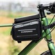 Geanta cadru bicicleta,, negru, 22x14.5cm, capacitate 3L, ecran tactil, rezistenta la apa
