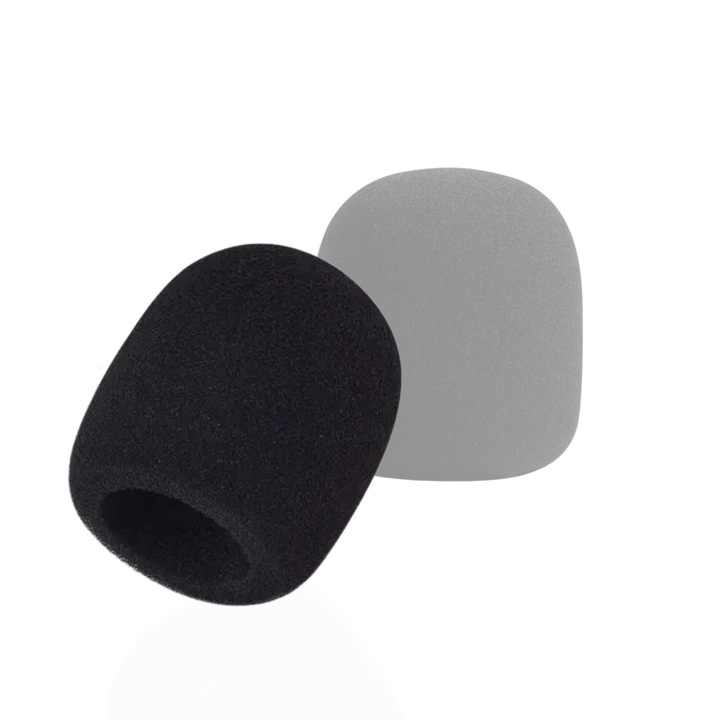 Capac din burete pentru microfon, lavabil si reutilizabil