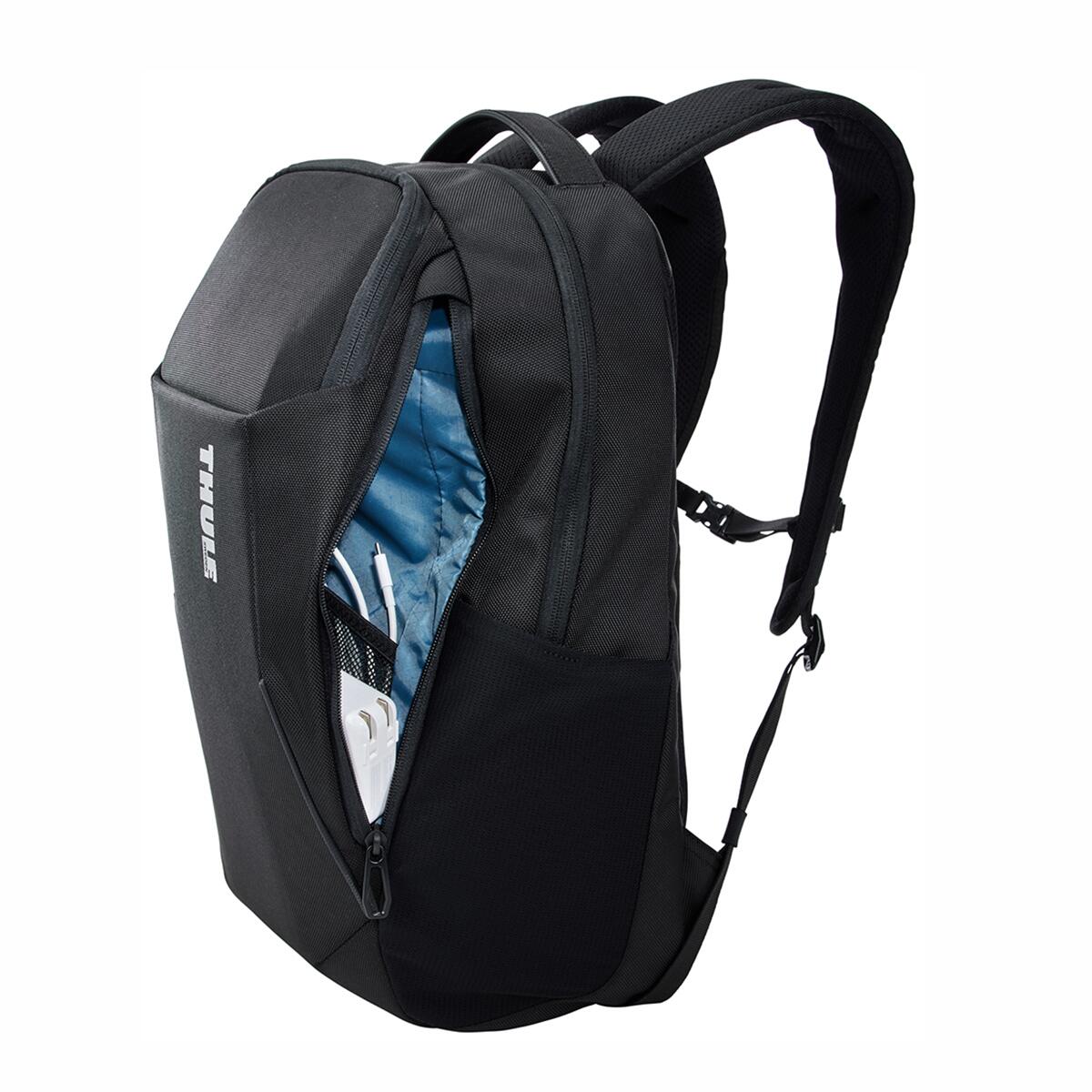 Rucsac urban cu compartiment laptop, Thule, Accent, 23L, Negru (model 2025)