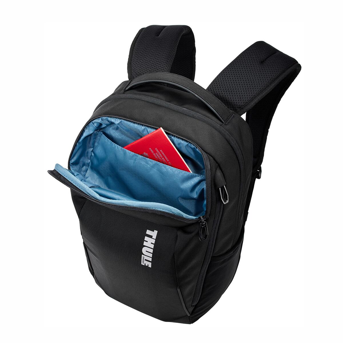 Rucsac urban cu compartiment laptop, Thule, Accent, 23L, Negru (model 2025)