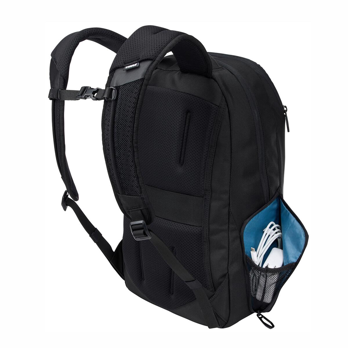 Rucsac urban cu compartiment laptop, Thule, Accent, 23L, Negru (model 2025)