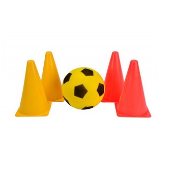 Set Fotbal Androni Giocatolli cu Jaloane Set Fotbal Androni Giocatolli cu Jaloane