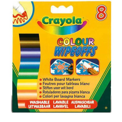Set Crayola 8 Markere pentru Tabla Alba