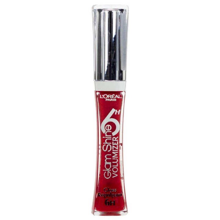 Gloss L'Oreal Glam Shine 6H - 505 Absolutely Red