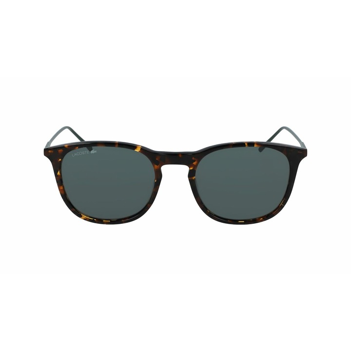 Ochelari de Soare Barbati Lacoste L879S-214, UV400, Lentile 52mm, Maro/Gri, Acetat