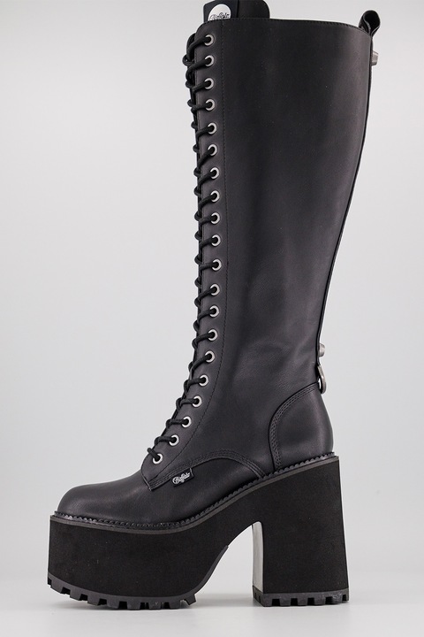 Buffalo, Дълги ботуши Killah с цип, Черен, 39