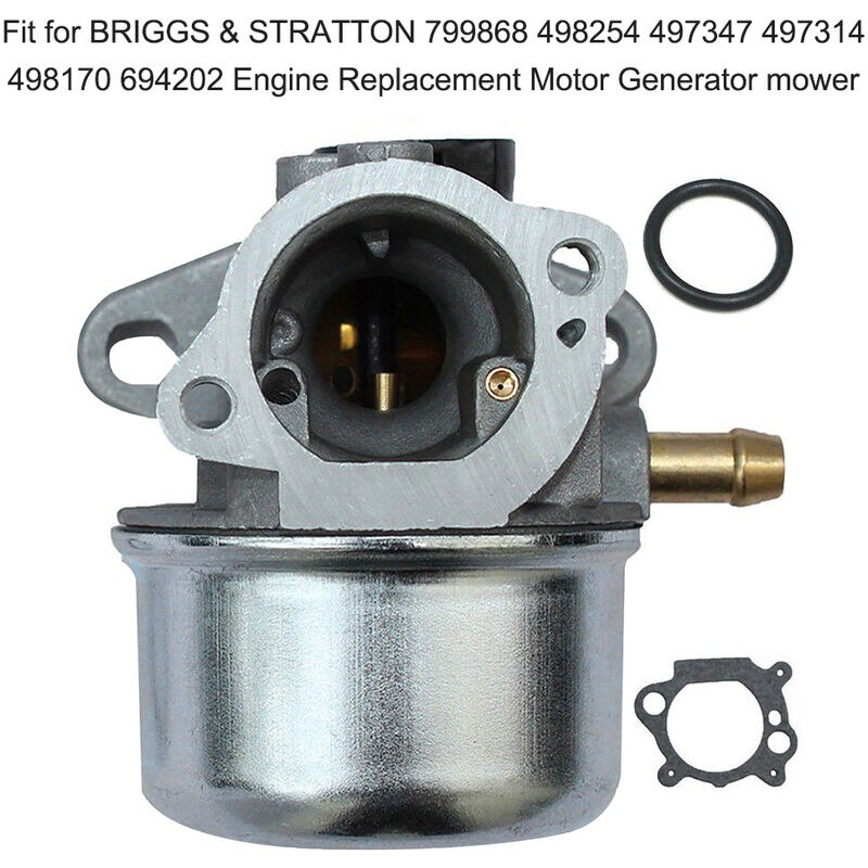 Carburetor Replacement With O-Ring - Compatible With 14111, 799868, 498254, 497347 & Other Models