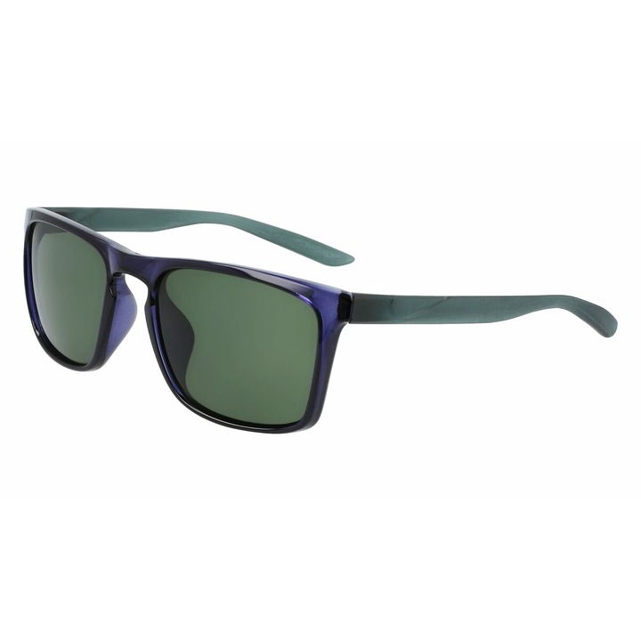 Ochelari de Soare Unisex Nike SKY-ASCENT-DQ0801-5519556, Lentile Policarbonat Verde/Mov Ø 55 mm, Protectie UV400, Rama Injected, Filtru Solar Categoria 3, Carcasa Inclusa