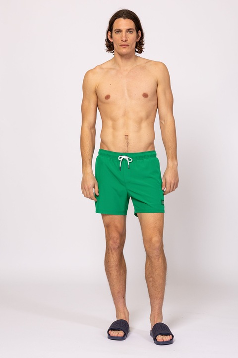 Heavy Tools, Pantaloni scurti de baie cu snur de ajustare Jumbo, Verde, M