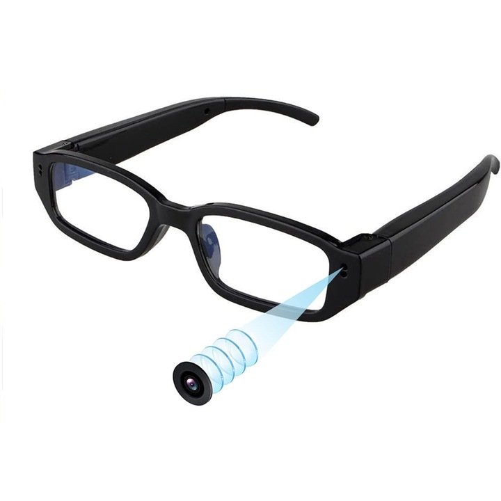 Мини смарт очила с камера, преносими спортни очила HD 1080P, преносим видеорекордер с 32GB SD карта, очила за спорт на открито, които могат да записват видеоклипове за шофиране и колоездене