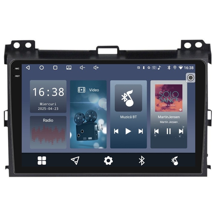 Navigatie PilotOn Toyota Land Cruser Prado J12 2002-2010 9 inch 2GB 32GB 4 CORE