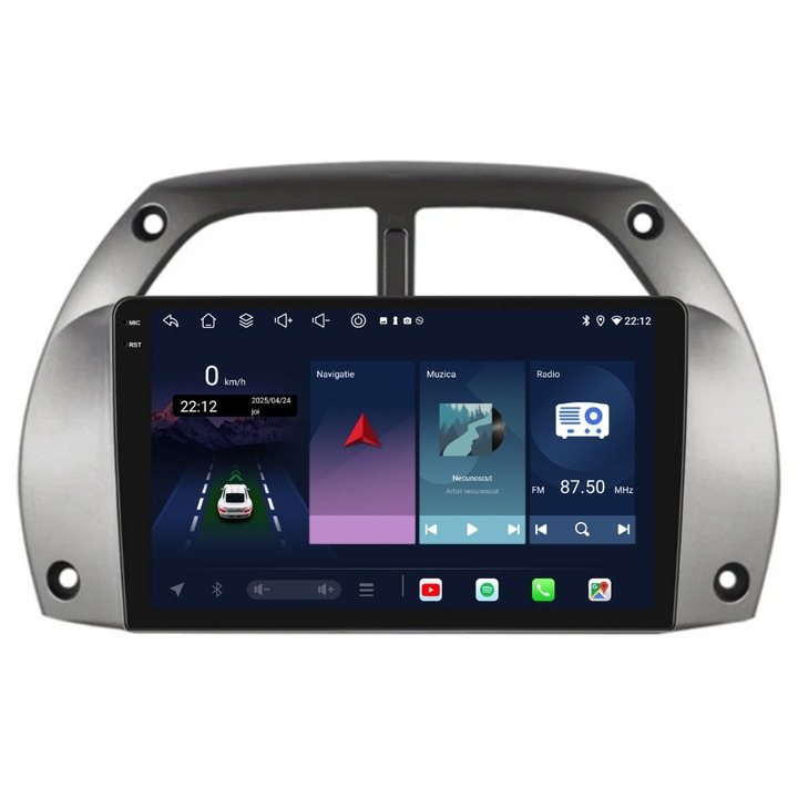 Navigatie PilotOn Toyota Rav4 2000-2005 9 inch 6GB 128GB 8 CORE