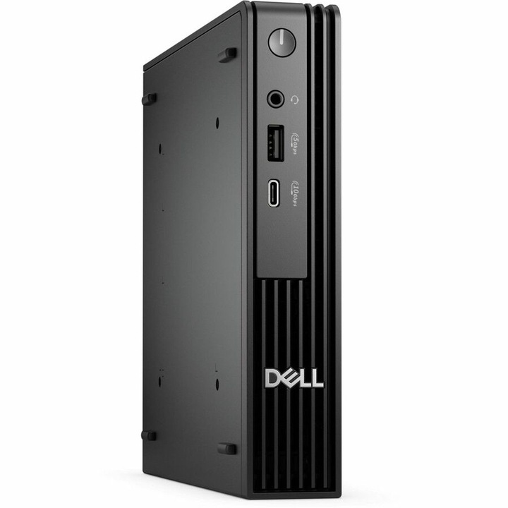 Настолен компютър Dell Pro Micro, Intel I5-14500T 14 C / 20 T, 1.7 GHz - 4.8 GHz, 11.5 MB кеш, 65 W, 8 GB RAM, 512 GB SSD, Intel UHD Graphics 770, Windows 11 Pro