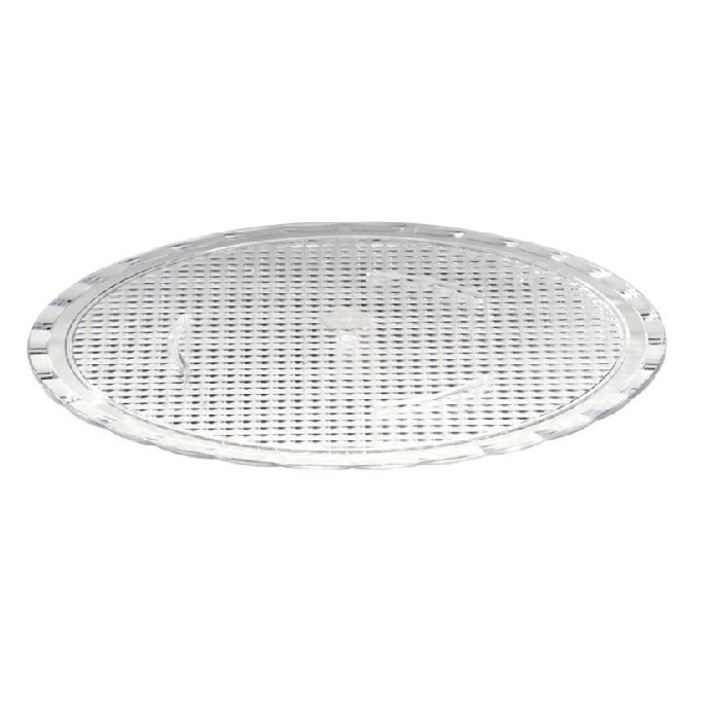 Platou servire tort 31 cm, transparent