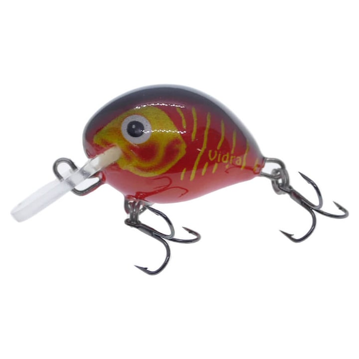 Vobler clean Wobbler Vidra Atomic Chub 2.8cm, 5gr, Sinking, GTR, pentru pescuitul la clean, biban si pastrav