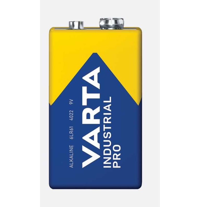 Baterie 6LR61 9V Varta Industrial Pro alcalina