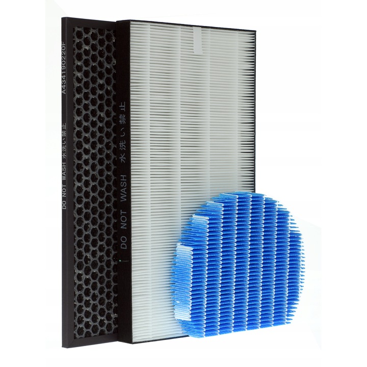 Комплект филтри FZ-A61MFR, FZ-A61HFR HEPA, FZ-A61DFR, BISTANTI, ефективност 99.95%, 450x250x38 мм, 450x250x10 мм, 225x185x30 мм