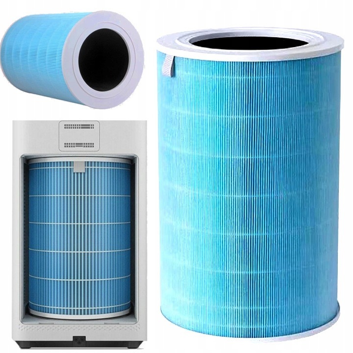 Filtru pentru purificator de aer Xiaomi Mi Air Purifier Pro H, TRUE HEPA H13, 249x384mm, set de 3 straturi