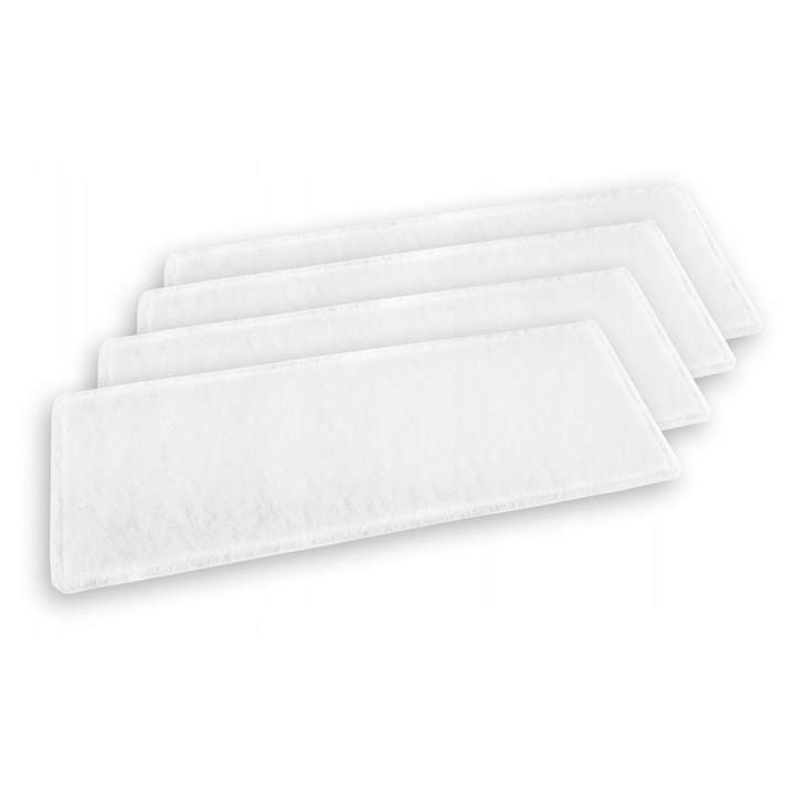 Set 4 Filtre G4, BISANTI, Alb, 10x10x2cm