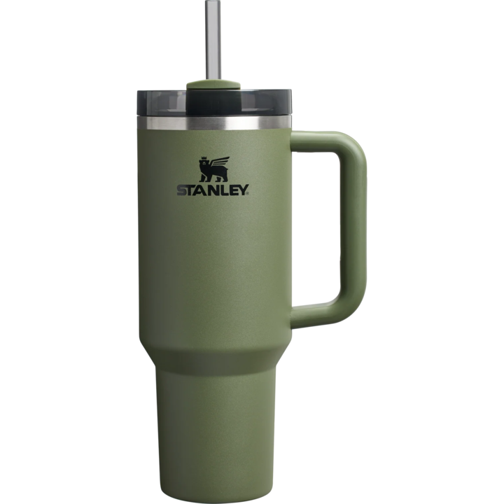 Термочаша със сламка Stanley The Quencher H2.O FlowState Tumbler 1.18л, 10-11673-161, Зелен