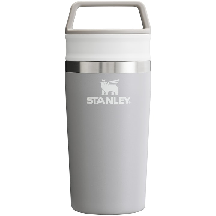 Cana termos cu maner Stanley The Cafe-To-Go Travel Mug 0.35L, 10-12080-015, gri