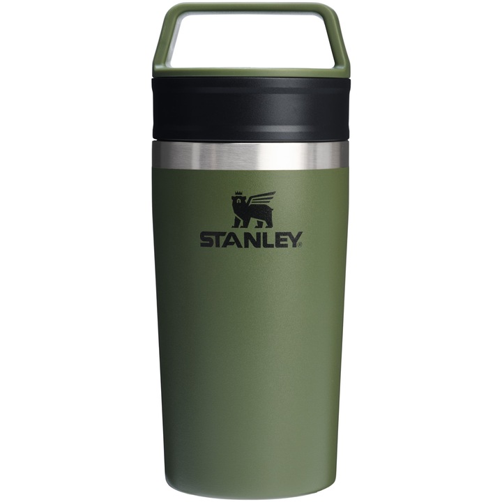 Stanley The Cafe-To-Go Travel Mug fogantyús termosz bögre 0.35L, 10-12080-041, zöld