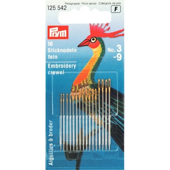 Set ace brodat fin Prym cap auriu Set ace brodat fin Prym cap auriu