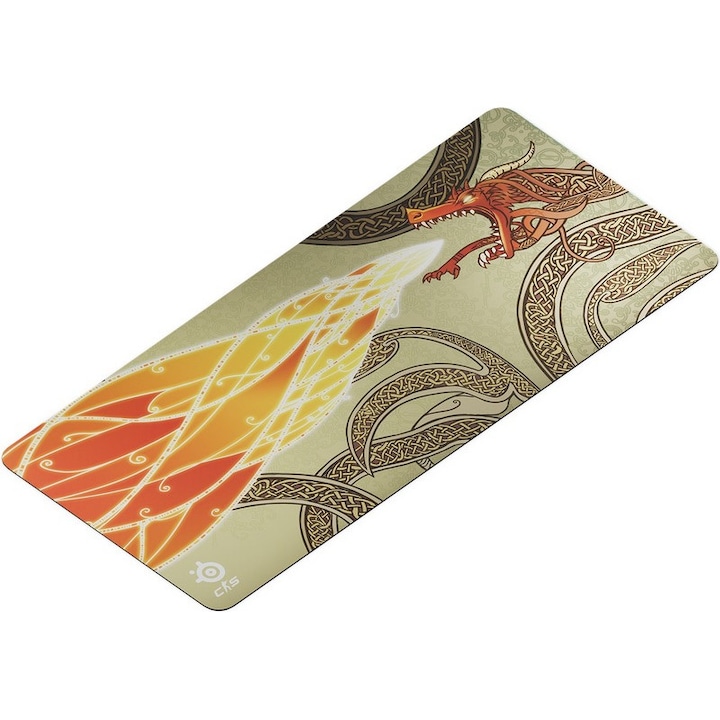 Геймърски пад SteelSeries QcK CS2 Dragon Lore Edition - XXL