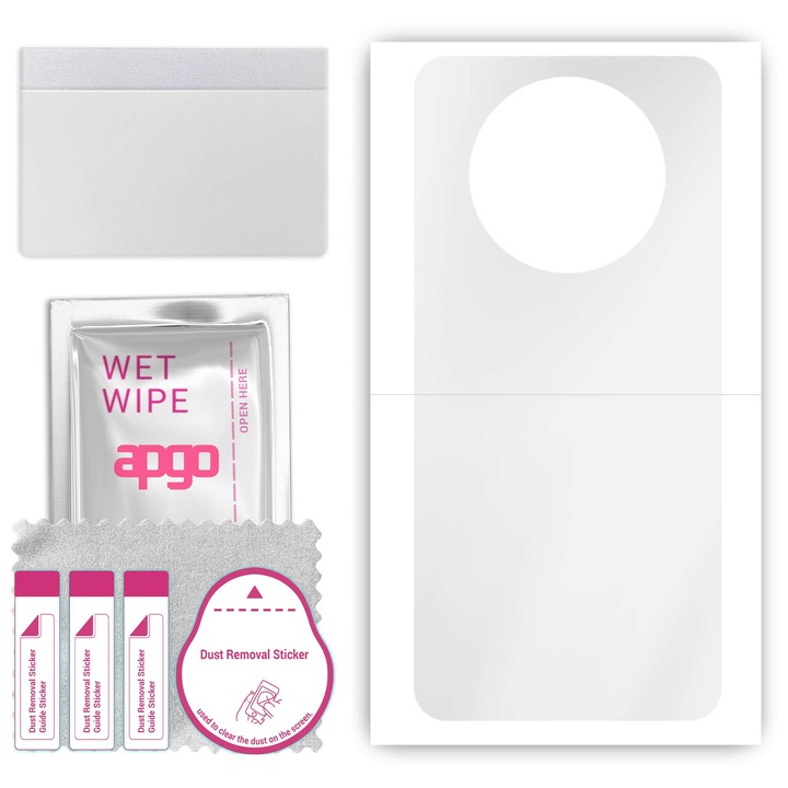 Протектор за екран за Realme Narzo N65 - apgo Skins, защита за гърба на телефона, лъскав стикер, защита от надраскване, хидрогел, пълно лепило