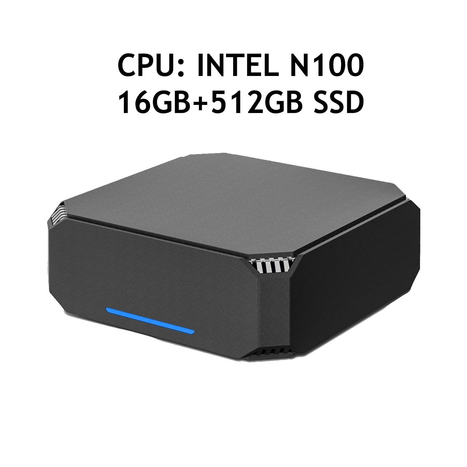 Mini PC, Intel N100, 16GB RAM, 512GB SSD, compact, multimedia Mini PC, Intel N100, 16GB RAM, 512GB SSD, compact, multimedia