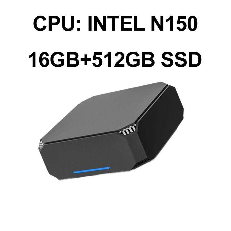 ミニPC CPU:N150 メモリー:16GB SSD:512GB Amazon.co.jp: wo-we h5 INTEL ミニPC N150 最大3.6GHz 16GBメモリ
