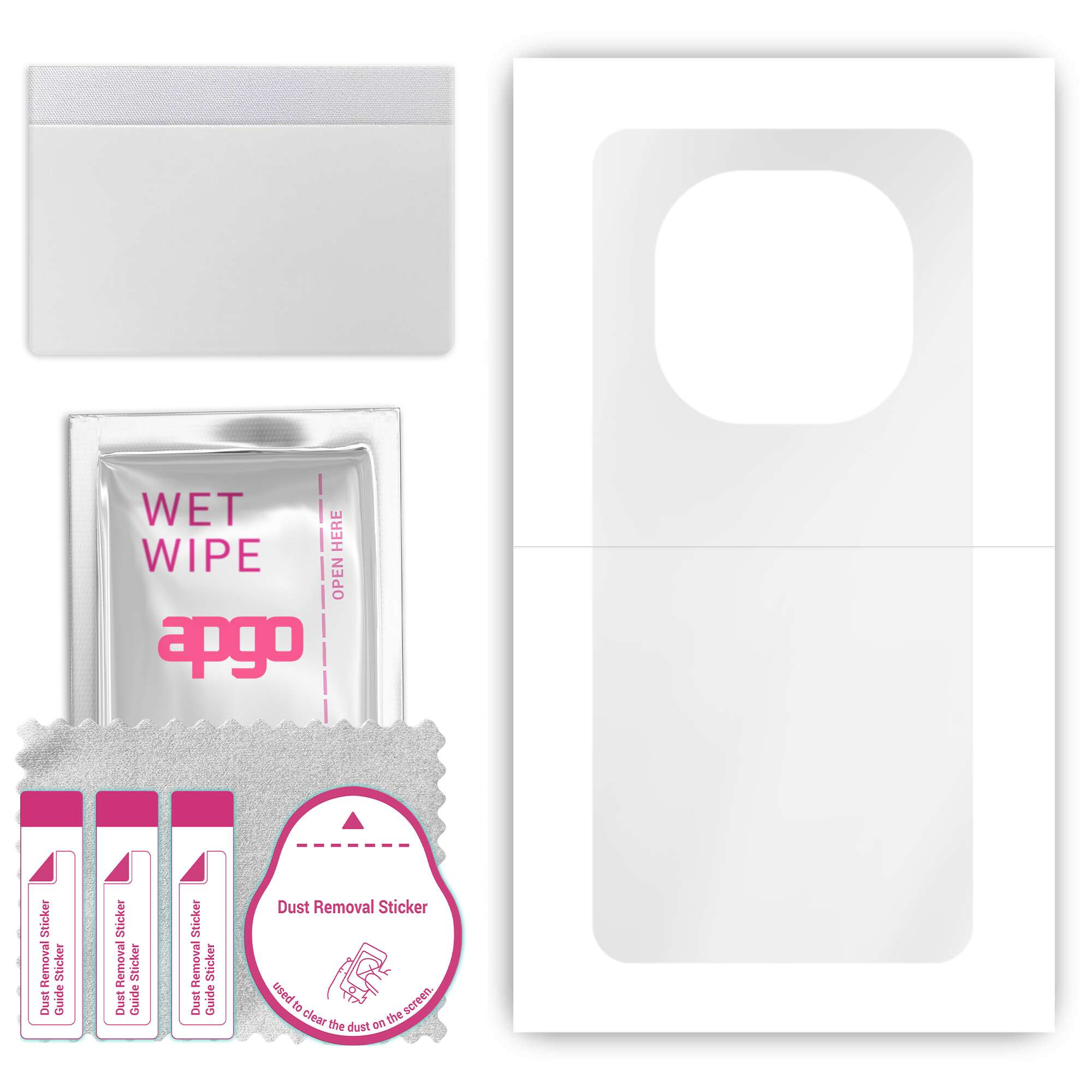 Folie de protectie pentru Xiaomi Poco X7 – apgo Skins, protectie pentru partea din spate a telefonului, autocolant lucios, anti-zgarieturi, hidrogel, full glue