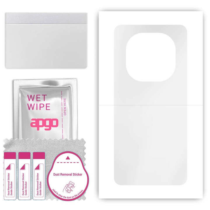 Folie de protectie pentru Xiaomi Poco X7 – apgo Skins, protectie pentru partea din spate a telefonului, autocolant lucios, anti-zgarieturi, hidrogel, full glue