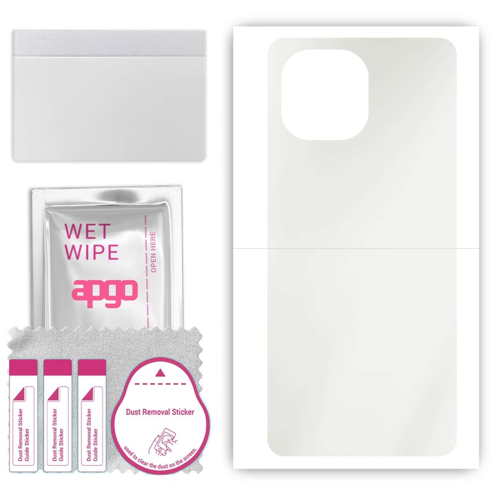 МАТОВ МАТОВ защитен филм за Vivo iQOO Z9x 5G - apgo Skins, защита на гърба на телефона, защита от надраскване, хидрогел, skin, пълно лепило