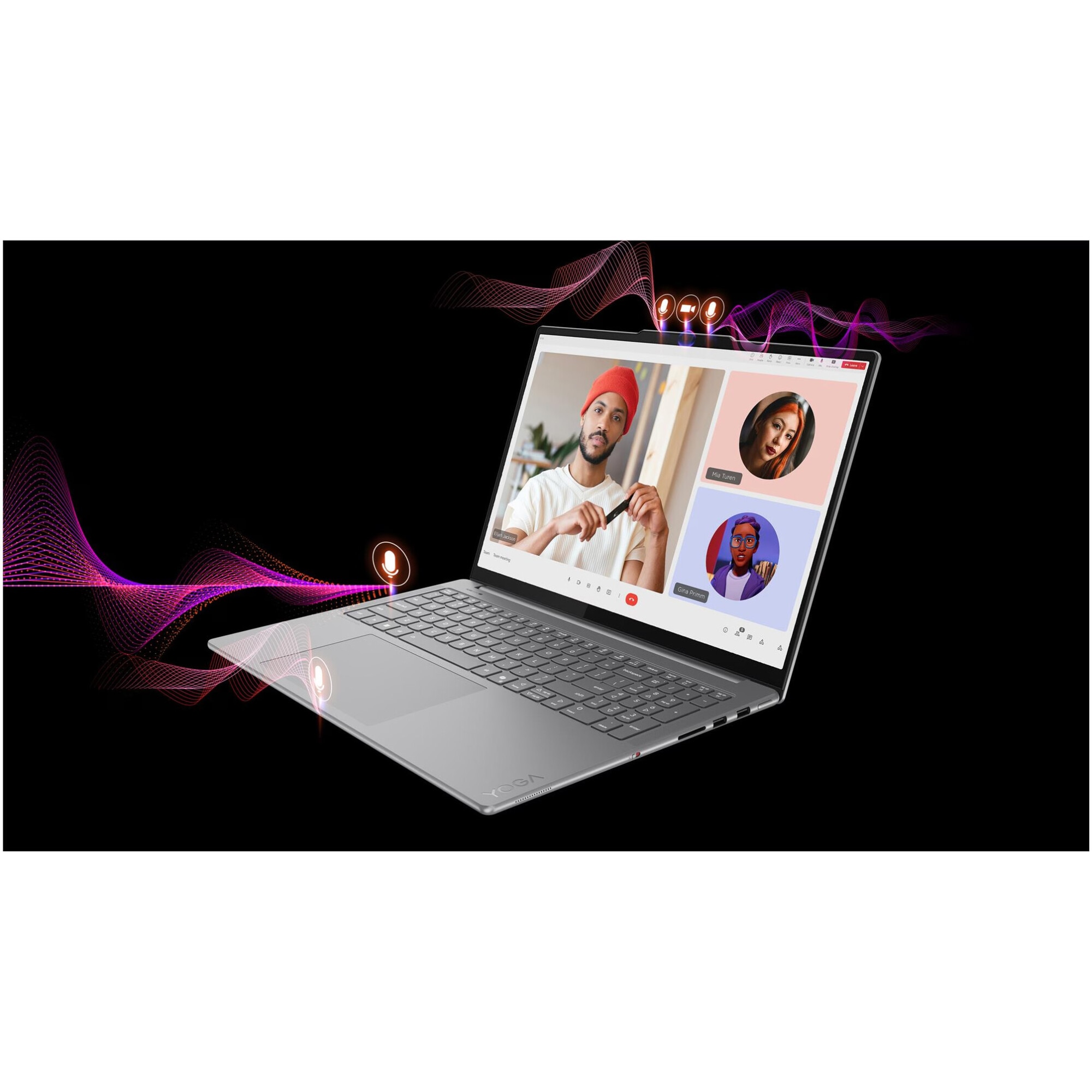 Laptop Lenovo Yoga Pro 9 16IAH10 cu procesor Intel® Core™ Ultra 9 285H pana la 5.4GHz, 16" 3.2K, OLED, 120Hz, Touch, 64GB LPDDR5x RAM, 2TB SSD, NVIDIA® GeForce RTX™ 5070 8GB GDDR7, Windows® 11 Home, Luna Grey, 3y on-site Premium Care