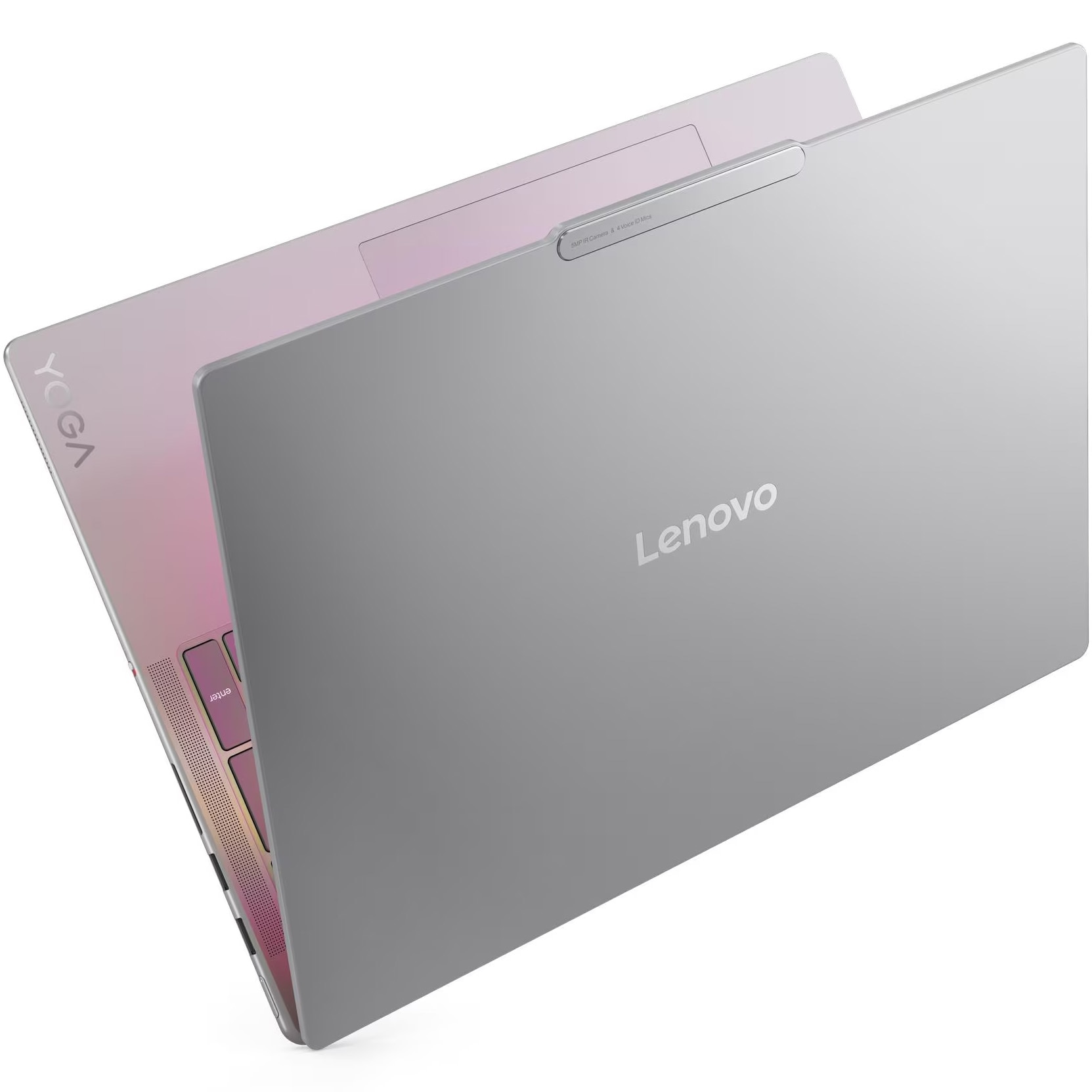 Laptop Lenovo Yoga Pro 9 16IAH10 cu procesor Intel® Core™ Ultra 9 285H pana la 5.4GHz, 16" 3.2K, OLED, 120Hz, Touch, 64GB LPDDR5x RAM, 2TB SSD, NVIDIA® GeForce RTX™ 5070 8GB GDDR7, Windows® 11 Home, Luna Grey, 3y on-site Premium Care