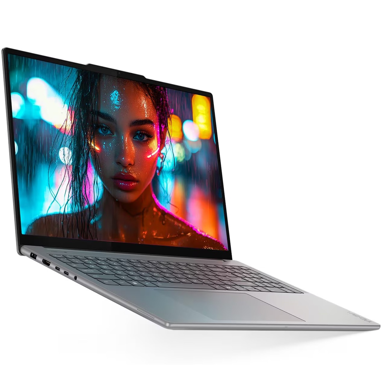 Laptop Lenovo Yoga Pro 9 16IAH10 cu procesor Intel® Core™ Ultra 9 285H pana la 5.4GHz, 16" 3.2K, OLED, 120Hz, Touch, 64GB LPDDR5x RAM, 2TB SSD, NVIDIA® GeForce RTX™ 5070 8GB GDDR7, Windows® 11 Home, Luna Grey, 3y on-site Premium Care