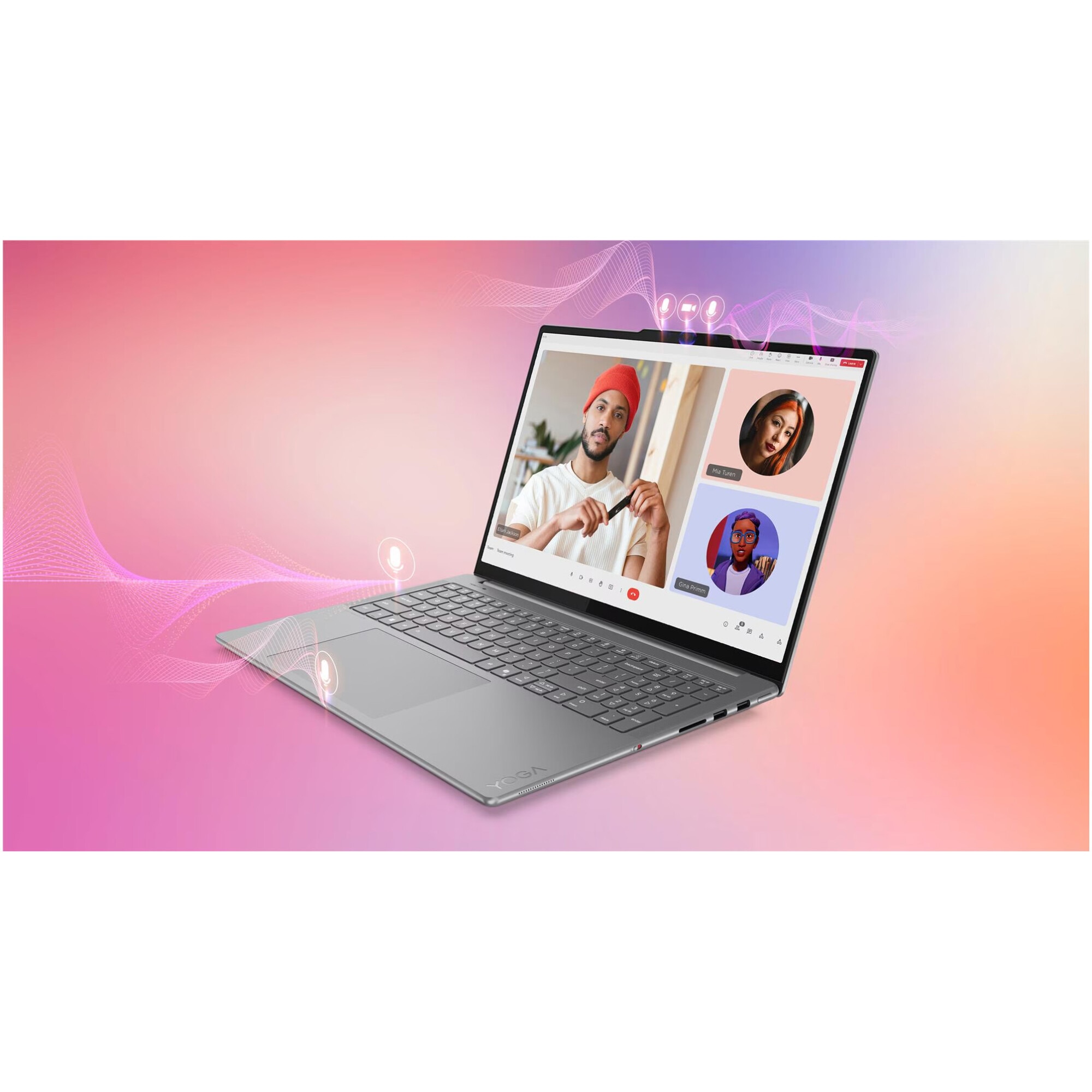 Laptop Lenovo Yoga Pro 9 16IAH10 cu procesor Intel® Core™ Ultra 9 285H pana la 5.4GHz, 16" 3.2K, OLED, 120Hz, Touch, 64GB LPDDR5x RAM, 2TB SSD, NVIDIA® GeForce RTX™ 5070 8GB GDDR7, Windows® 11 Home, Luna Grey, 3y on-site Premium Care