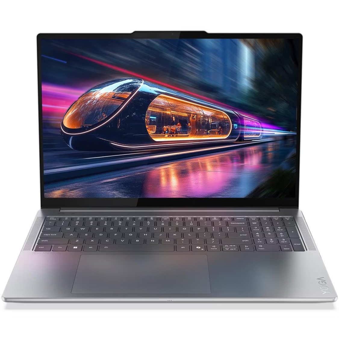 Laptop Lenovo Yoga Pro 9 16IAH10 cu procesor Intel® Core™ Ultra 9 285H pana la 5.4GHz, 16" 3.2K, OLED, 120Hz, Touch, 64GB LPDDR5x RAM, 2TB SSD, NVIDIA® GeForce RTX™ 5070 8GB GDDR7, Windows® 11 Home, Luna Grey, 3y on-site Premium Care