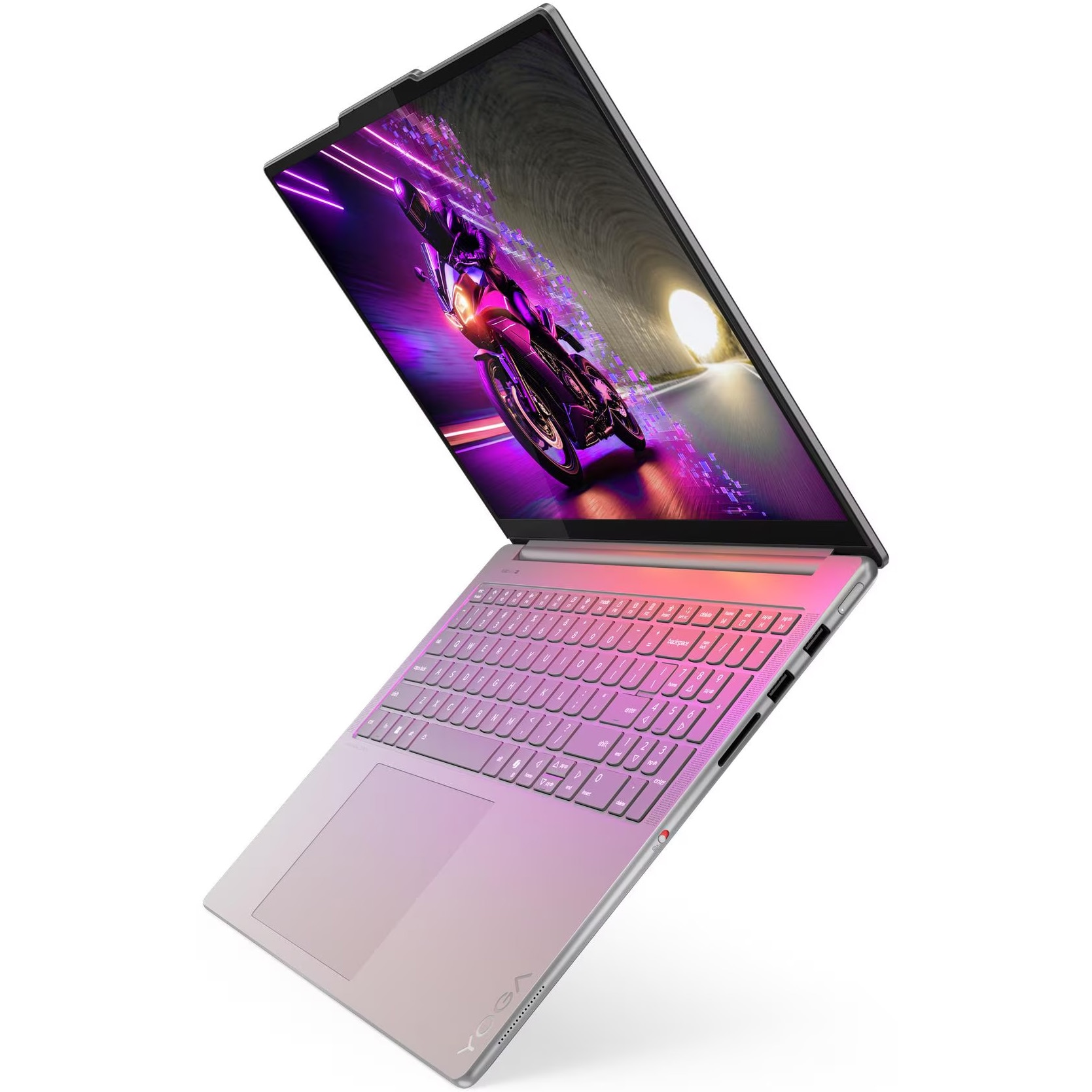 Laptop Lenovo Yoga Pro 9 16IAH10 cu procesor Intel® Core™ Ultra 9 285H pana la 5.4GHz, 16" 3.2K, OLED, 120Hz, Touch, 64GB LPDDR5x RAM, 2TB SSD, NVIDIA® GeForce RTX™ 5070 8GB GDDR7, Windows® 11 Home, Luna Grey, 3y on-site Premium Care