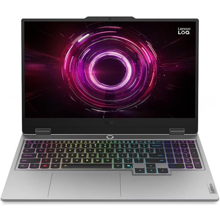Lenovo LOQ 15AHP10 Gamer Laptop, AMD Ryzen™ 7 250 processor up to 5.1GHz, 15.6", Full HD, IPS, 144Hz, 16GB DDR5 RAM, 1TB SSD, NVIDIA® GeForce RTX™ 5060 8GB GDDR7, No OS, Luna Gray