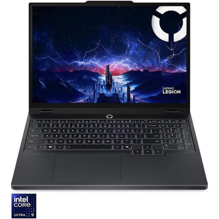 Lenovo Legion 5 15IAX10 Gaming Laptop Intel® Core™ Ultra 9 275HX processzorral (akár 5,4 GHz-ig), 15,1" WQXGA, OLED, 165Hz, 32 GB DDR5 RAM, 1 TB SSD, NVIDIA® GeForce RTX™ 5070 8 GB GDDR7, operációs rendszer nélkül, Eclipse fekete