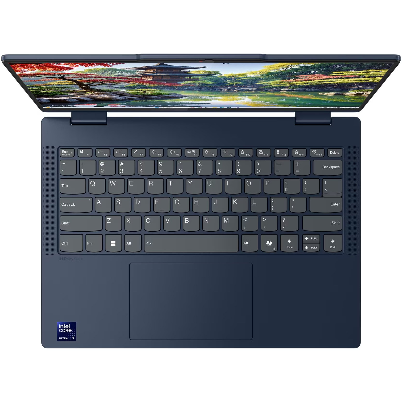 Laptop Lenovo IdeaPad 5 2-in-1 14IAL10 cu procesor Intel® Core™ Ultra 7 255U pana la 5.2GHz, 14'', WUXGA, IPS, Touch, 16GB LPDDR5x RAM, 512GB SSD, Intel® Graphics, No OS, Cosmic Blue