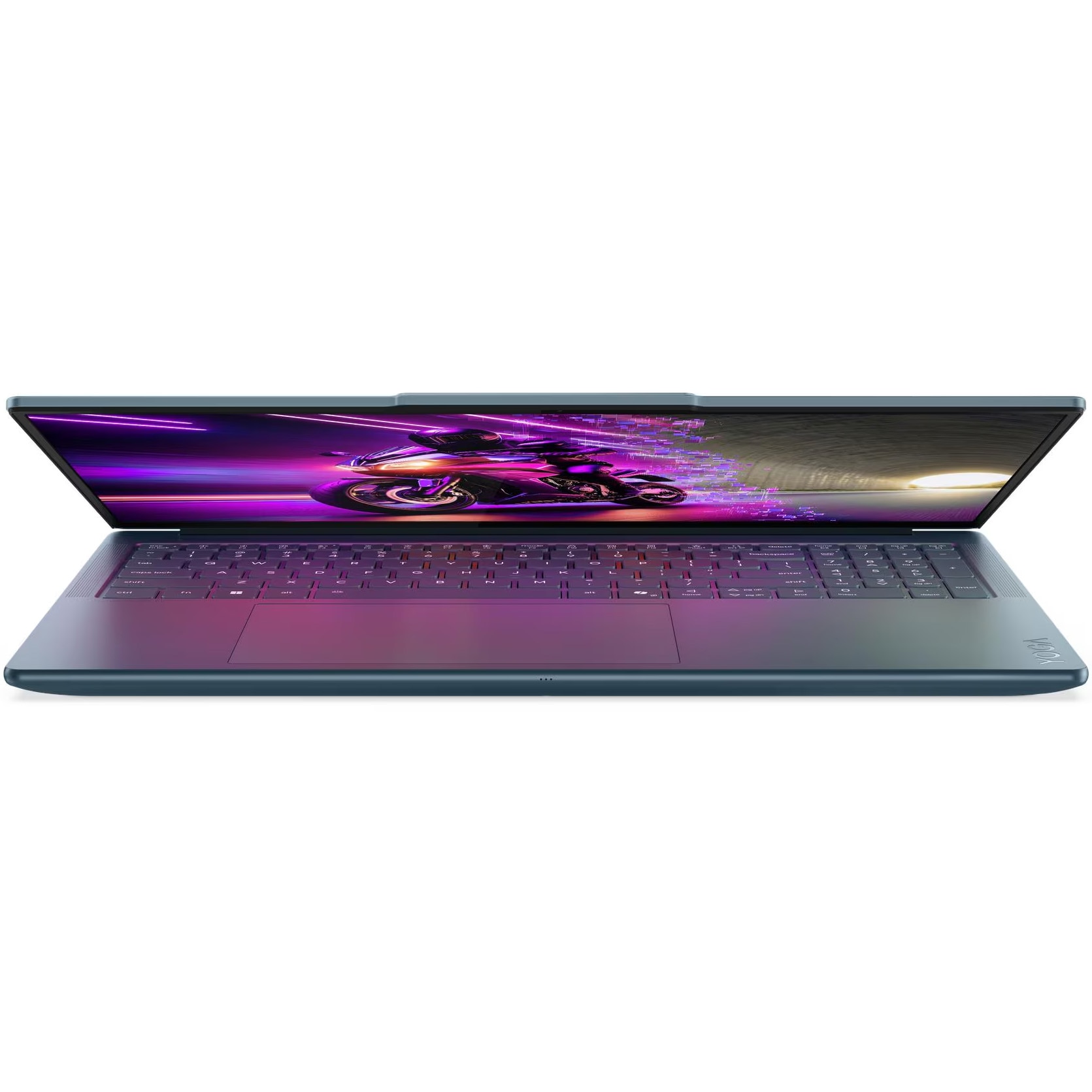 Laptop Lenovo Yoga Pro 9 16IAH10 cu procesor Intel® Core™ Ultra 9 285H pana la 5.4GHz, 16" 3.2K, OLED, 120Hz, Touch, 64GB LPDDR5x RAM, 2TB SSD, NVIDIA® GeForce RTX™ 5070 8GB GDDR7, Windows® 11 Home, Tidal Teal, 3y on-site Premium Care