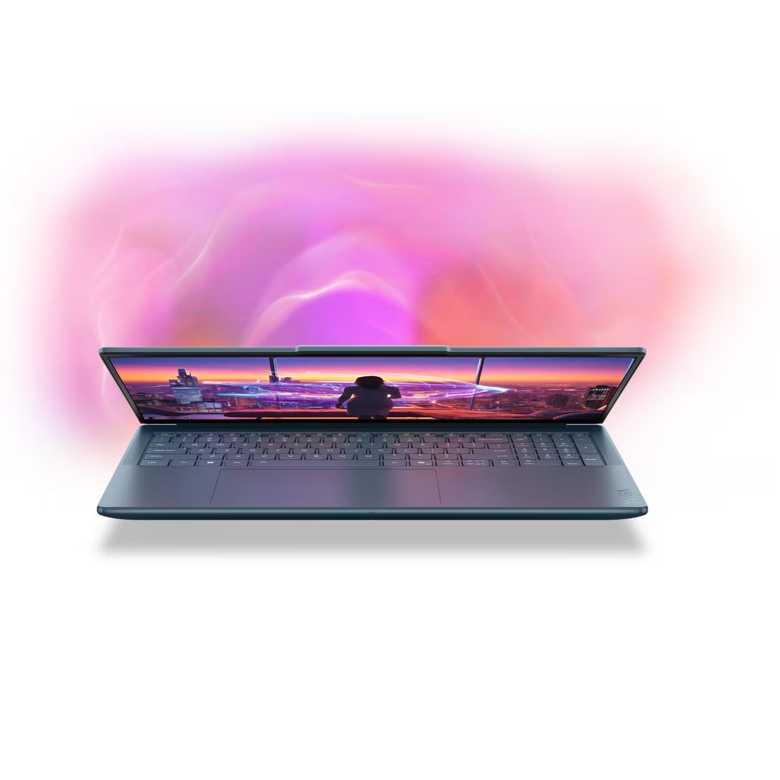 Laptop Lenovo Yoga Pro 9 16IAH10 cu procesor Intel® Core™ Ultra 9 285H pana la 5.4GHz, 16" 3.2K, OLED, 120Hz, Touch, 64GB LPDDR5x RAM, 2TB SSD, NVIDIA® GeForce RTX™ 5070 8GB GDDR7, Windows® 11 Home, Tidal Teal, 3y on-site Premium Care