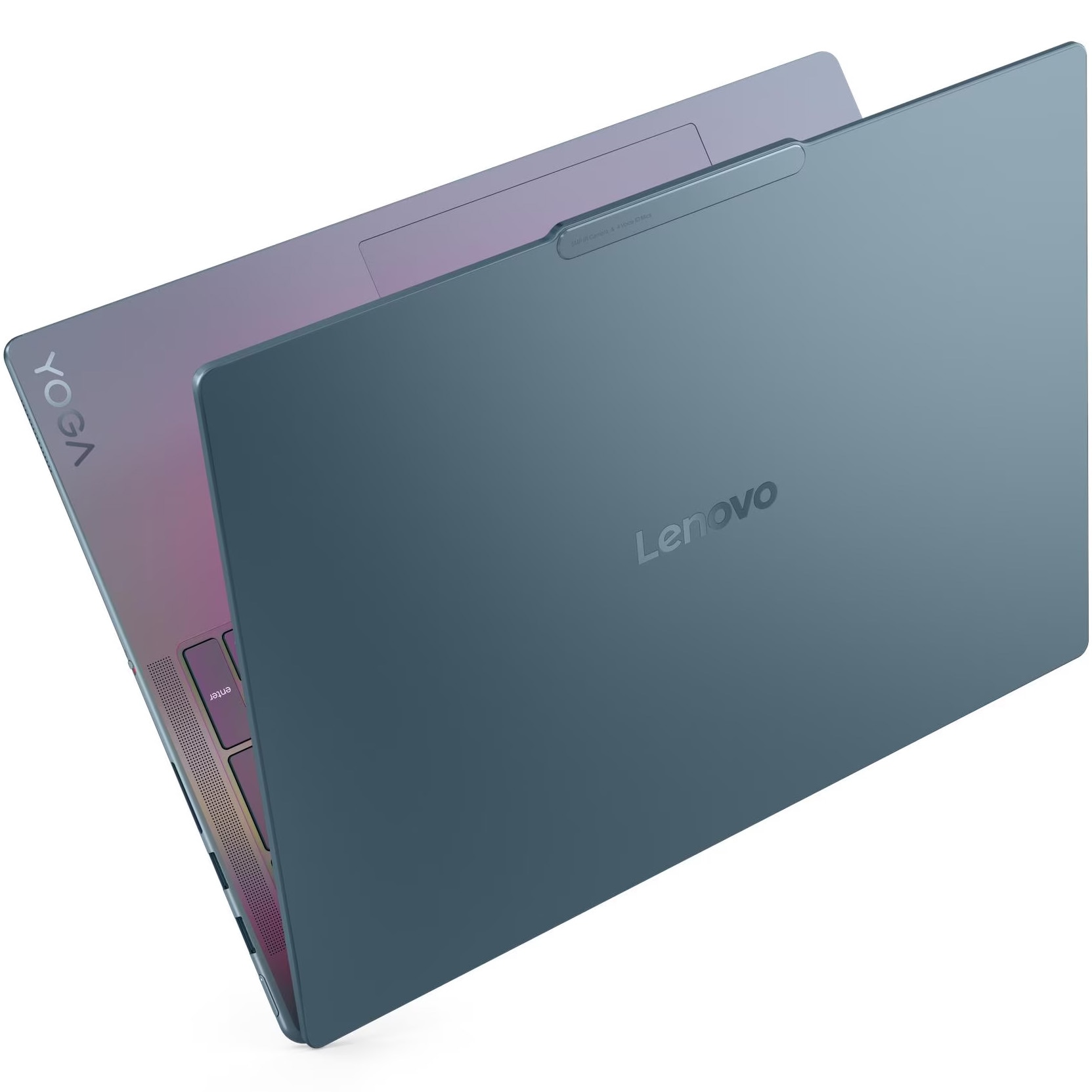 Laptop Lenovo Yoga Pro 9 16IAH10 cu procesor Intel® Core™ Ultra 9 285H pana la 5.4GHz, 16" 3.2K, OLED, 120Hz, Touch, 64GB LPDDR5x RAM, 2TB SSD, NVIDIA® GeForce RTX™ 5070 8GB GDDR7, Windows® 11 Home, Tidal Teal, 3y on-site Premium Care